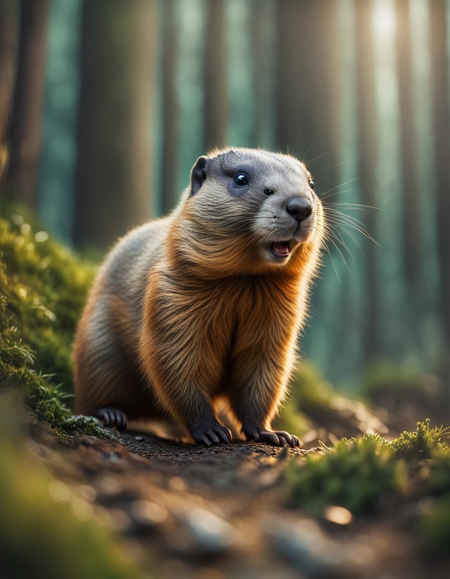 Cute Marmot