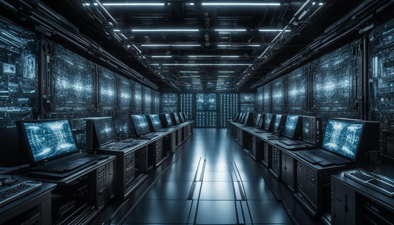 Futuristic Bio-Tech Chamber in Photorealistic Style