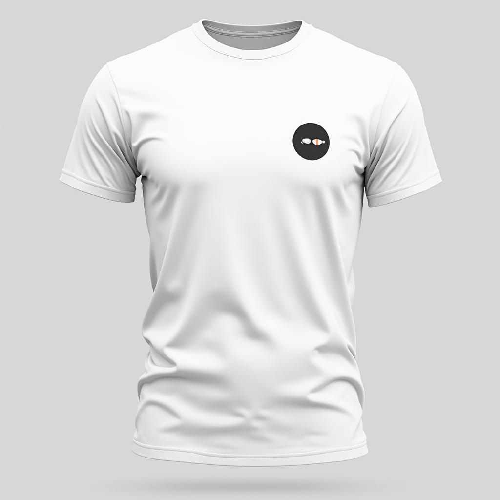 Futuristic Minimalist T-Shirt with Bold Logo