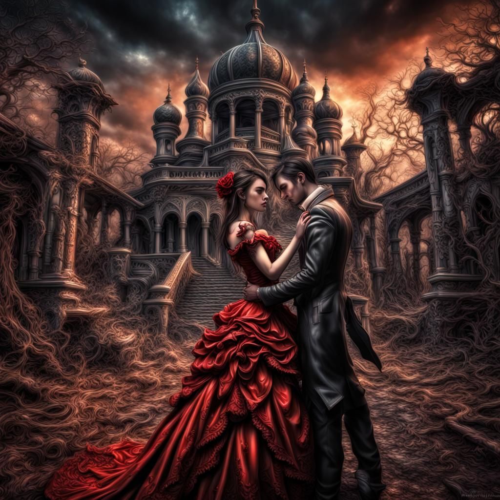 Intricate Fantasy Image in Hyperrealistic Style