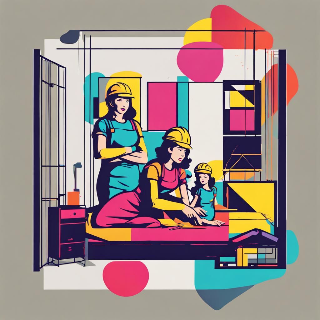 Modern Pop Art Logo for Construction Team