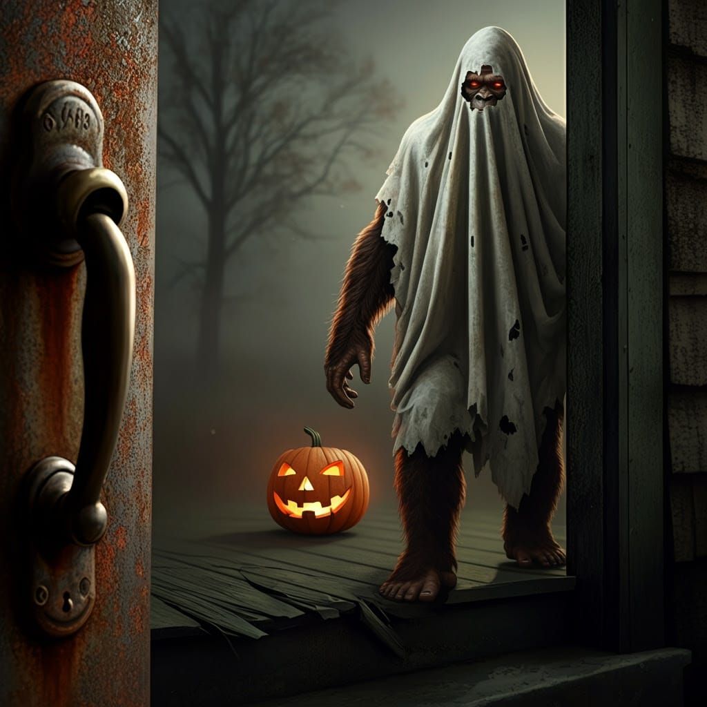 Sasquatch Haunts a Haunted House
