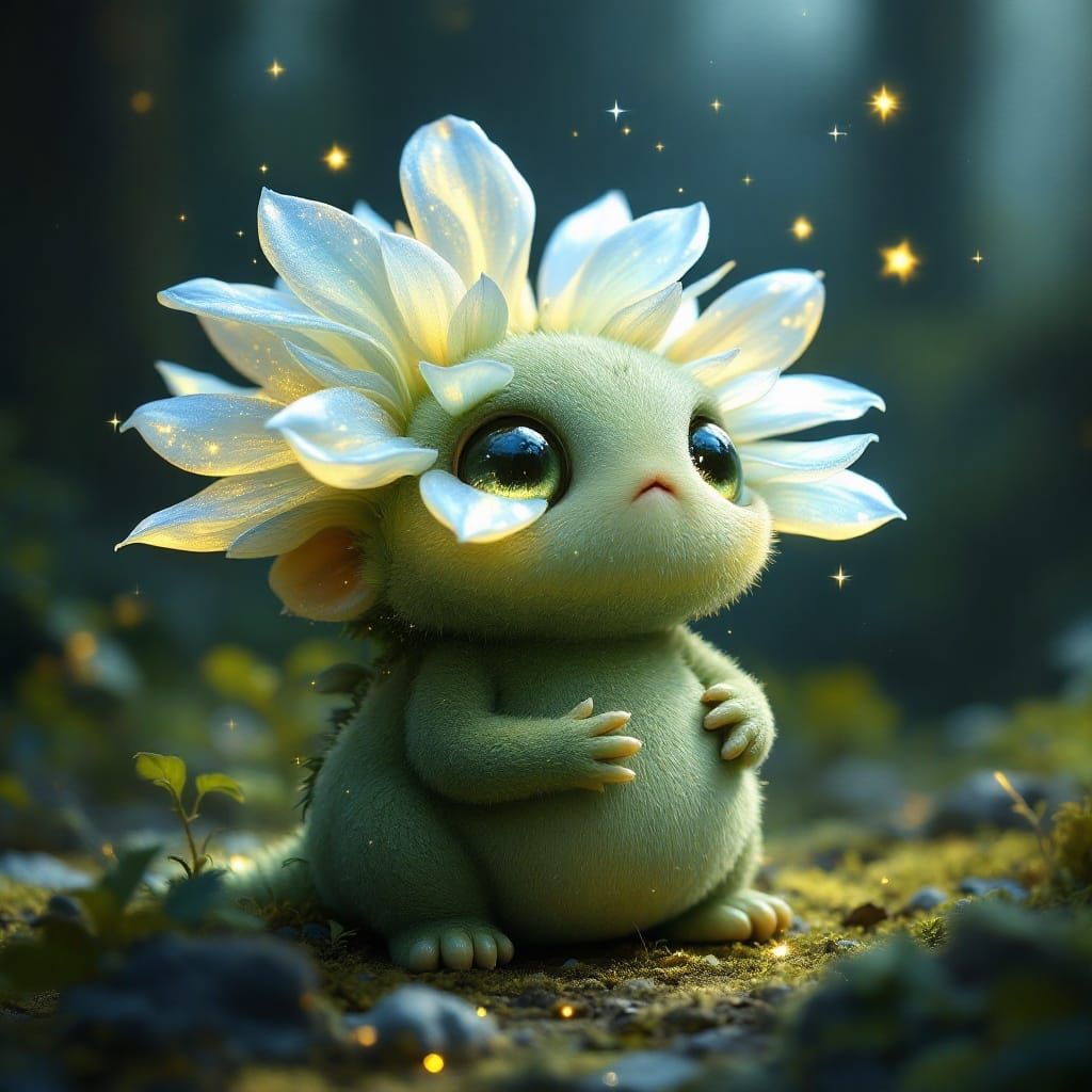 Luminous Moonflower Alien