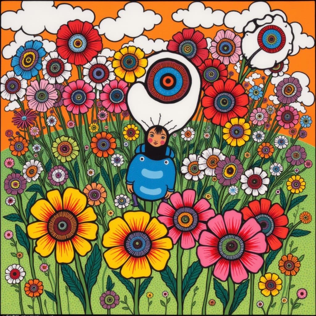 Eyeball Garden in a Colourific Style