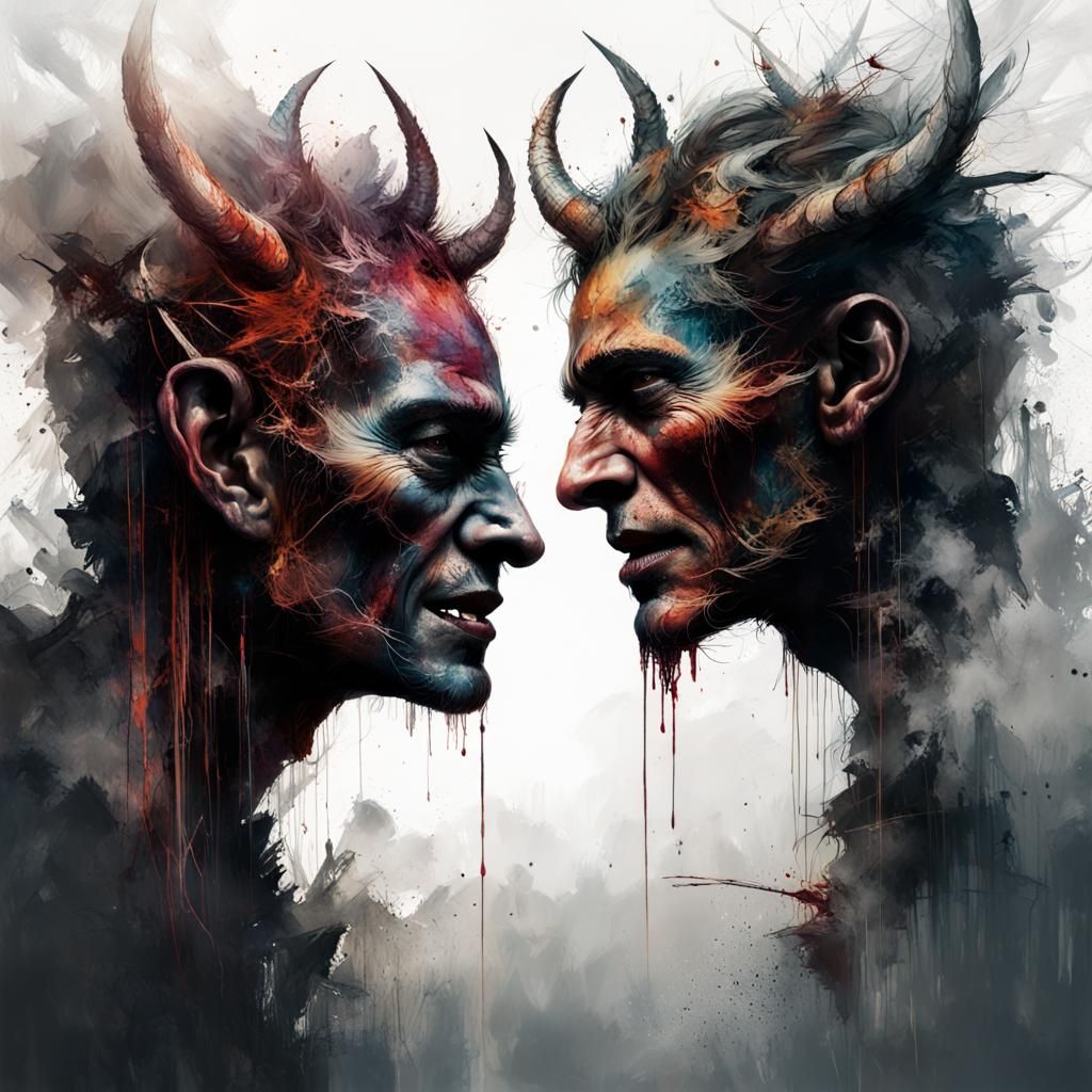 Demons Emerge from Mist: Cinematic 3D Render