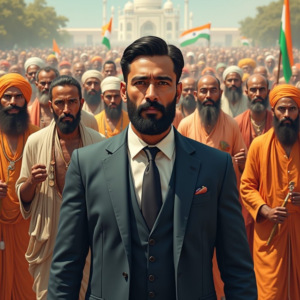 Indian Leader Unites Faiths in Vibrant Celebration