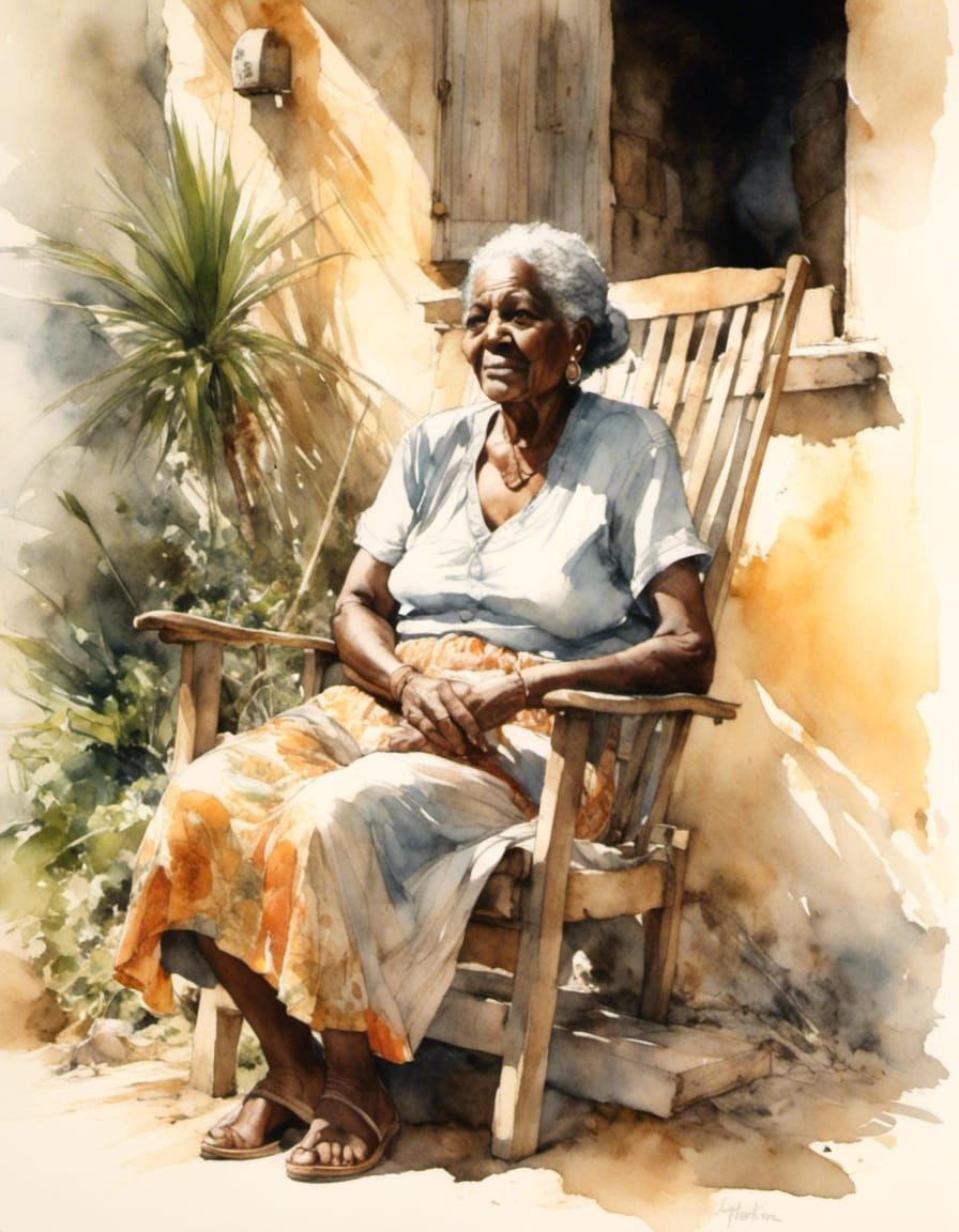 Caribbean woman (Sketch Artist)
