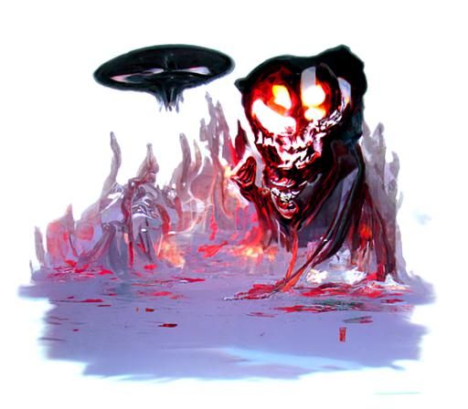 Sinister Hellscape in Dark Fantasy Style