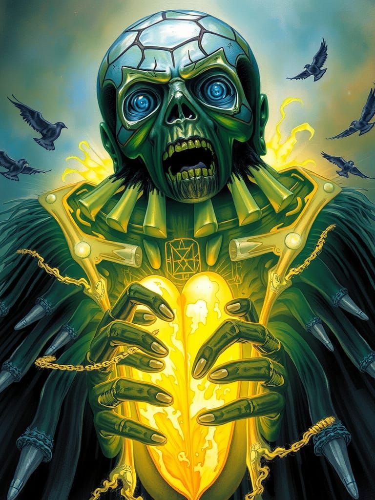 Mysterious Library of the Dead in a Whovian Aesthetic