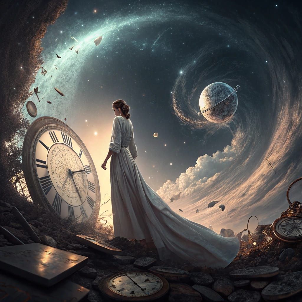 Timeless Vortex in Cosmic Disarray