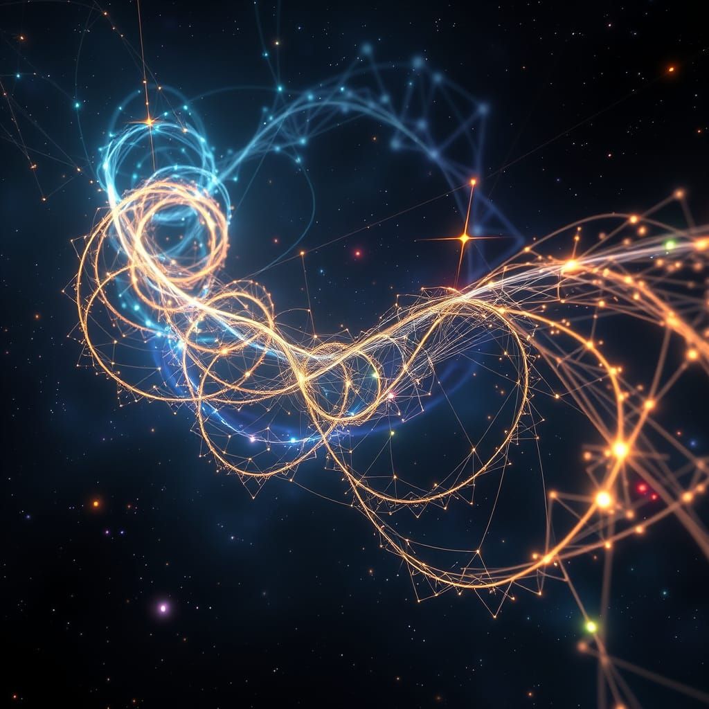 Quantum Entanglement: Fractal Patterns in Cosmic Space