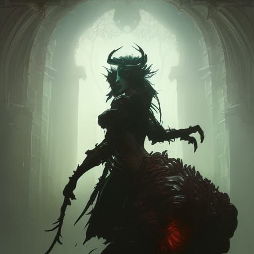 Dark Fantasy Monster Concept Art