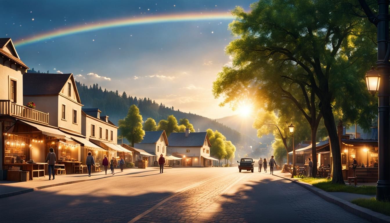 Spring in a small town