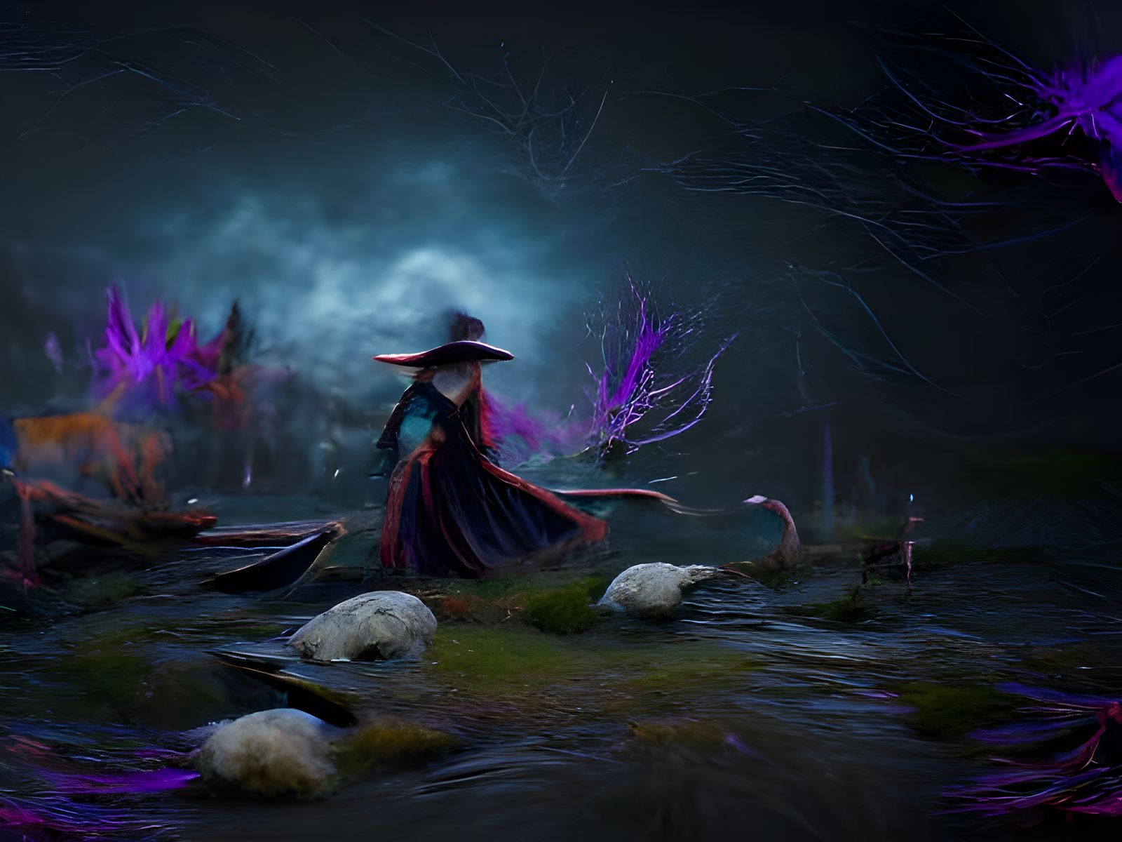 Witch in Dark Lands Concept Art