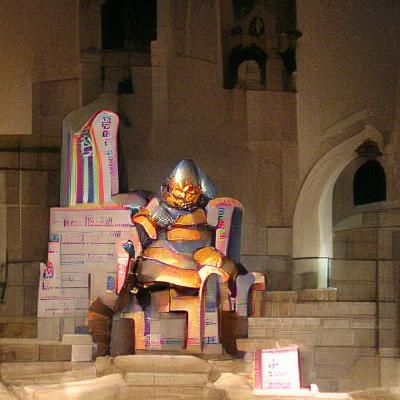 Giant Knight Ascends to Throne