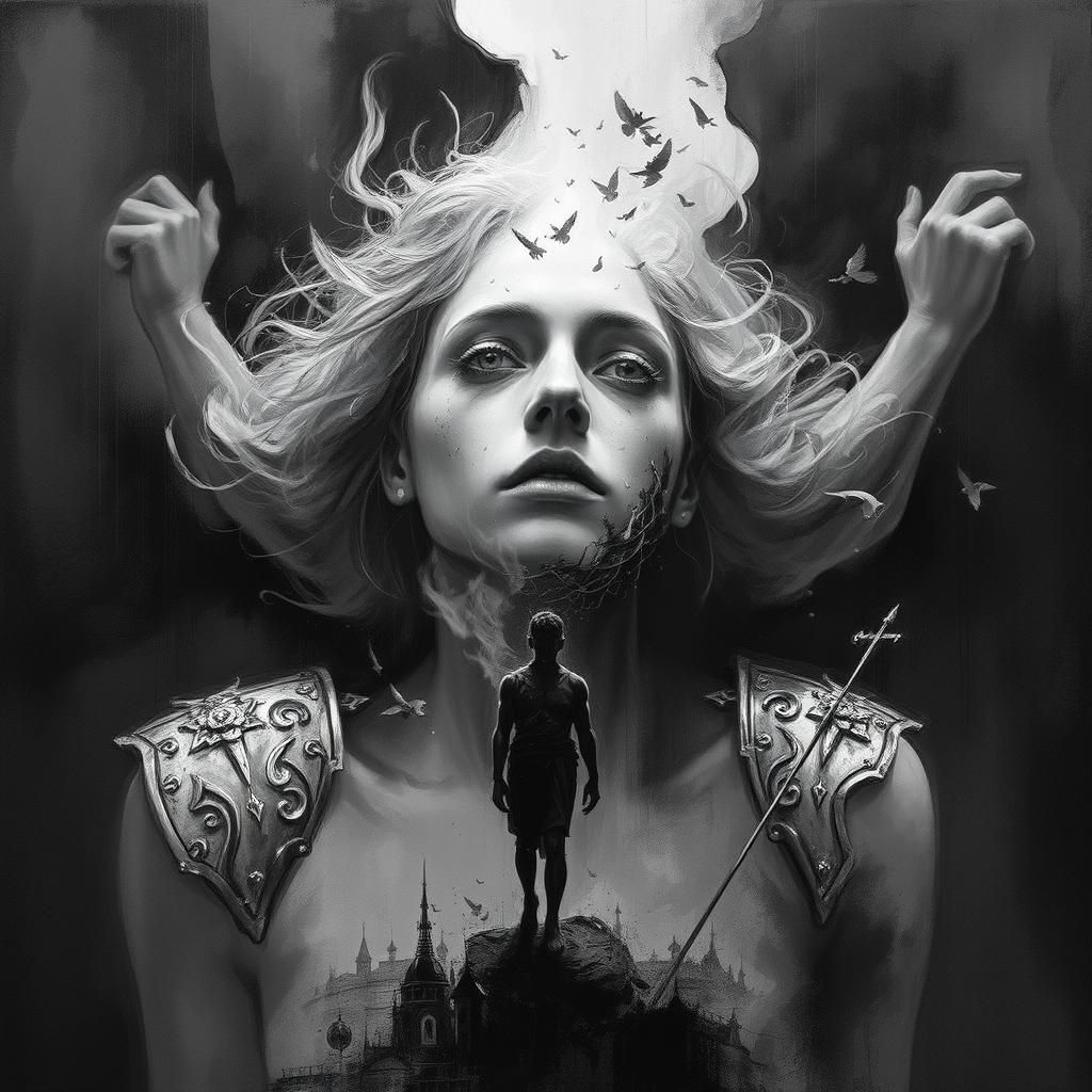 Monochrome Art Inspired by Lecouffe-Deharme