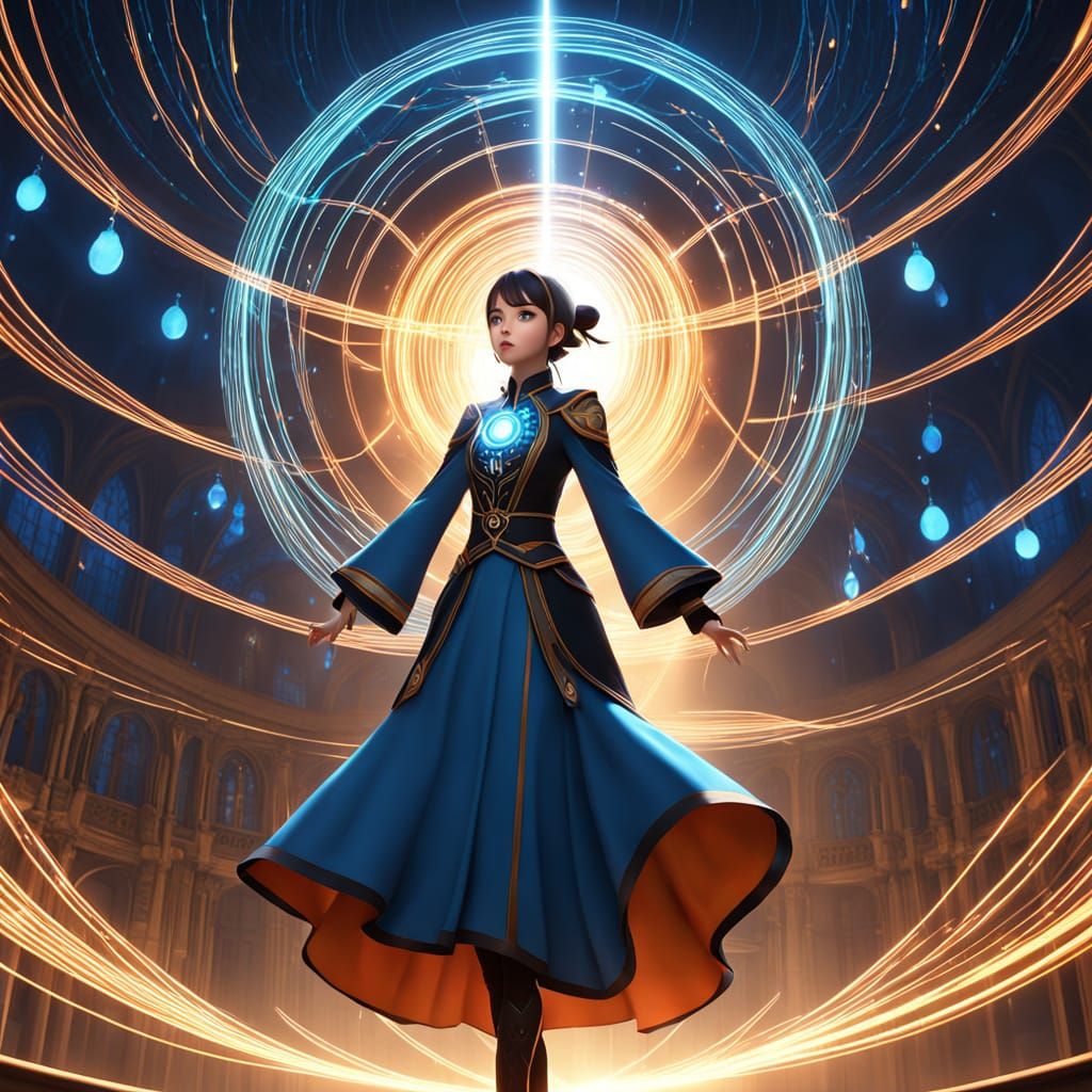 Effortless Elegance in Celestial Harmony