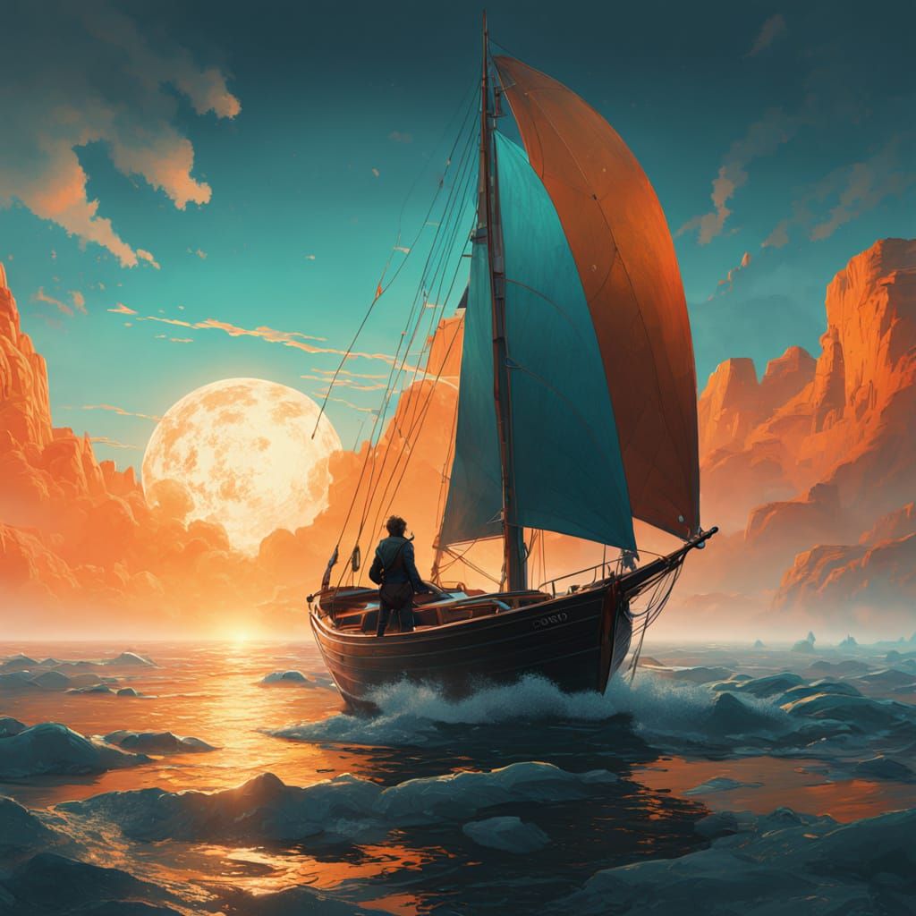 Sailor Embarks on Epic Voyage in Dazzling Art Nouveau Style