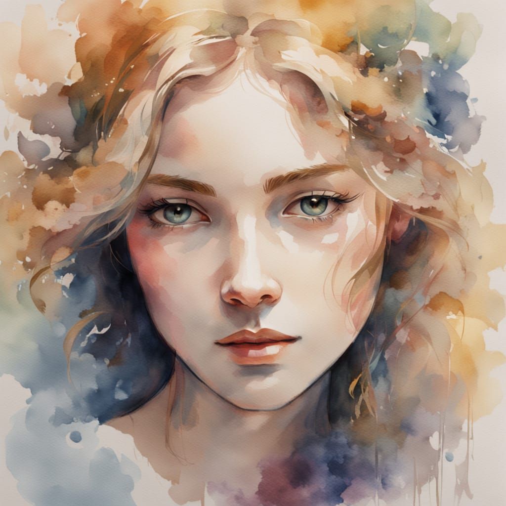 Ethereal Lady in Soft Focus