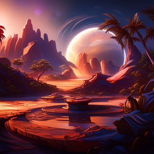 Rhythmic Hands: Detailed Fantasy Concept Art