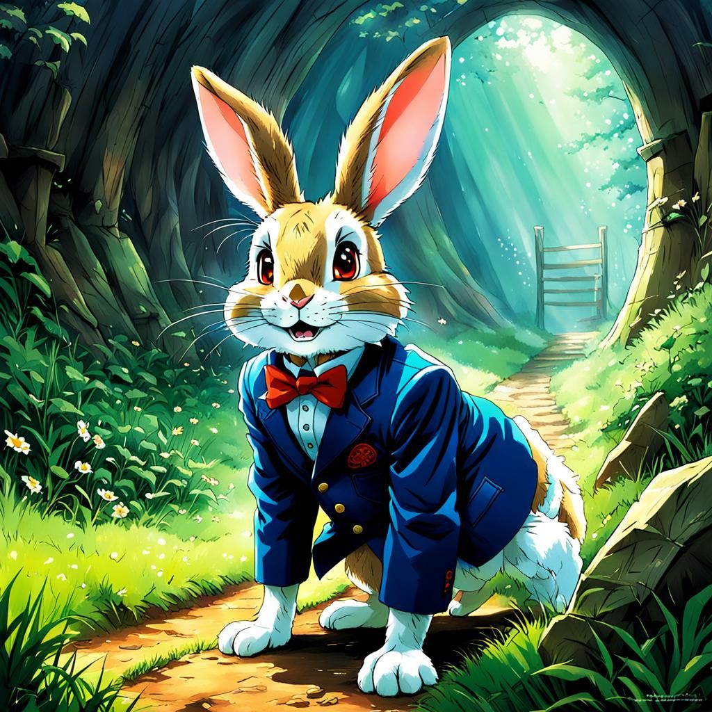 Br'er Rabbit in Anime Style