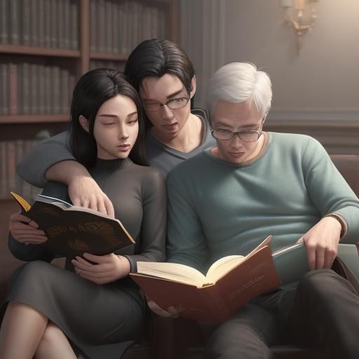 Family Reading Bitcoin: Cryptocurrency Investment Book Cover...