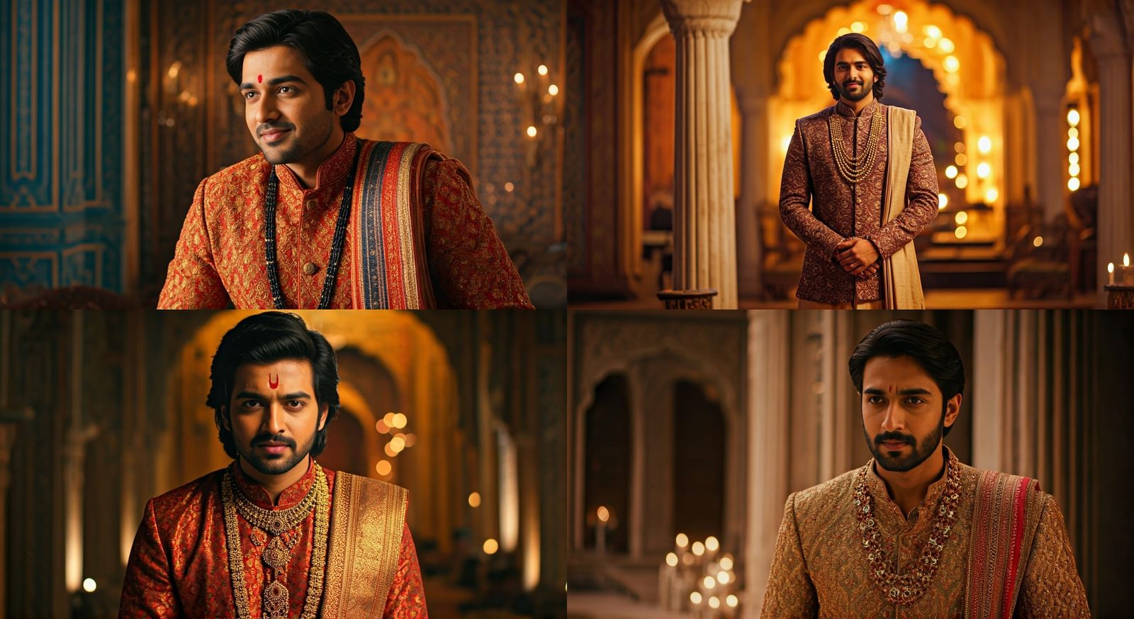 Indian Film Style Portrait in 1850s Fashion