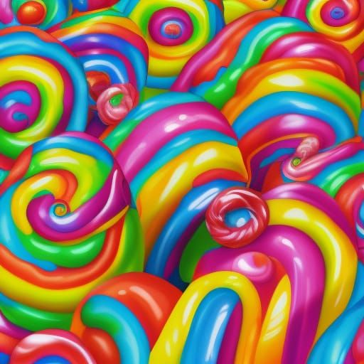 Candy Art Inspired by Lucy in the Sky