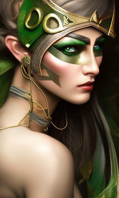 Fight Club Girl: Mixed Media Collage Portrait