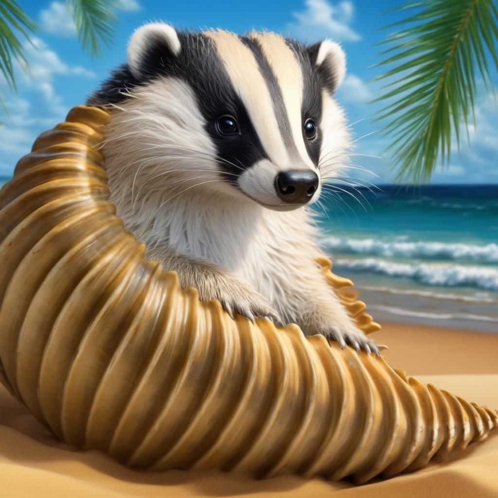 The legendary shell badger