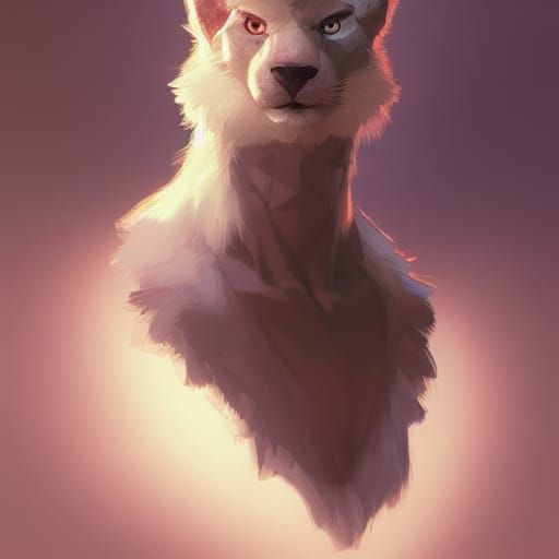 Detailed Furry Portrait in Trending Art Style