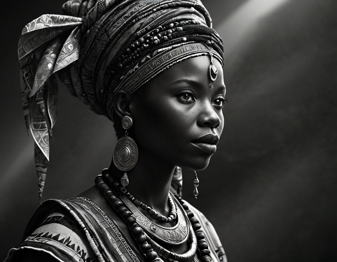Ancient West African Sorceress in Subtle Glamour