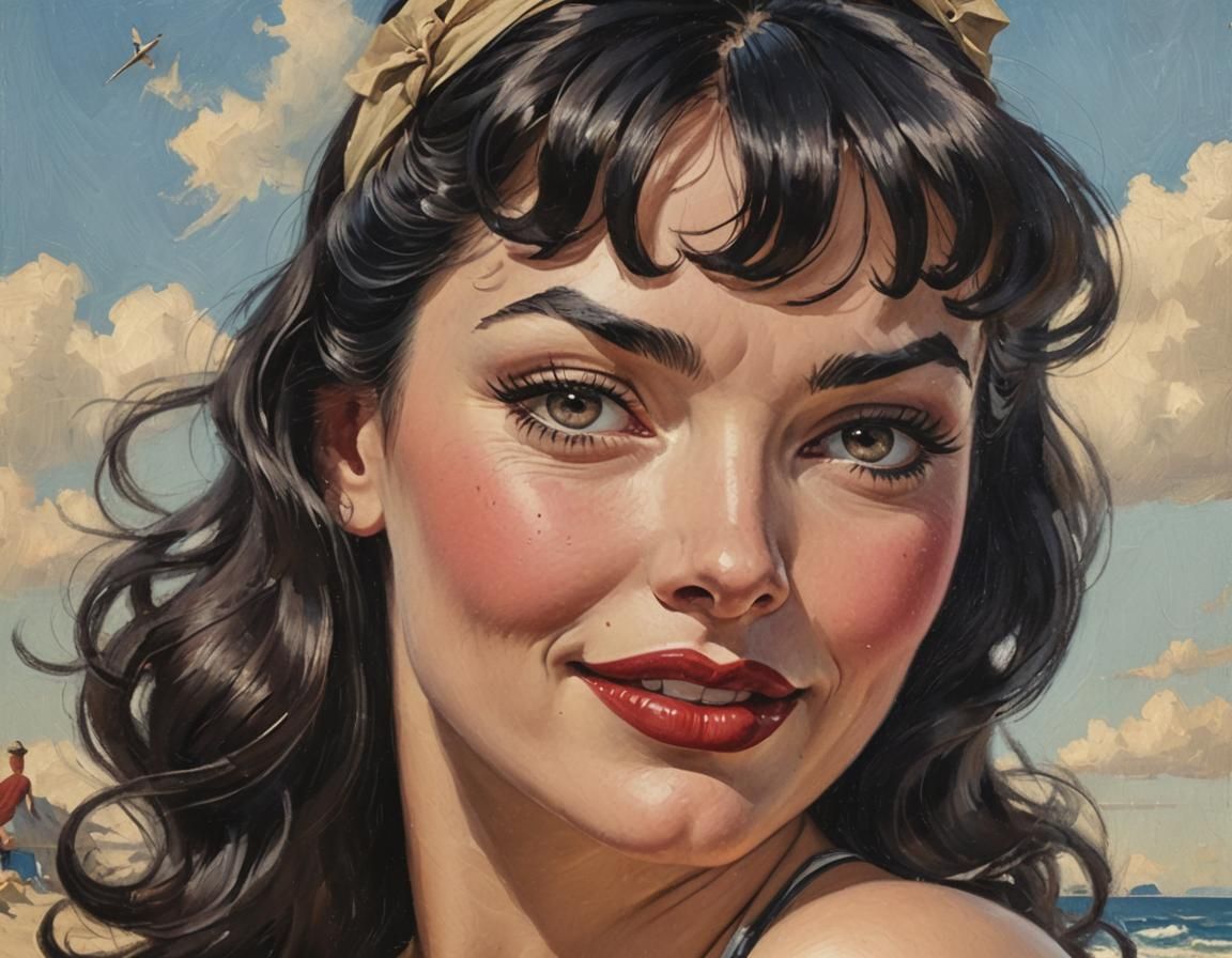 “You do agree, right?” said gorgeous Betty Bombshell sarcastically.