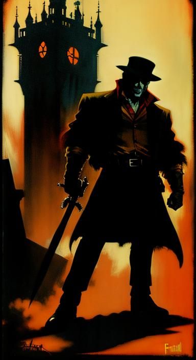 Creepy Creature in Comic Book Style