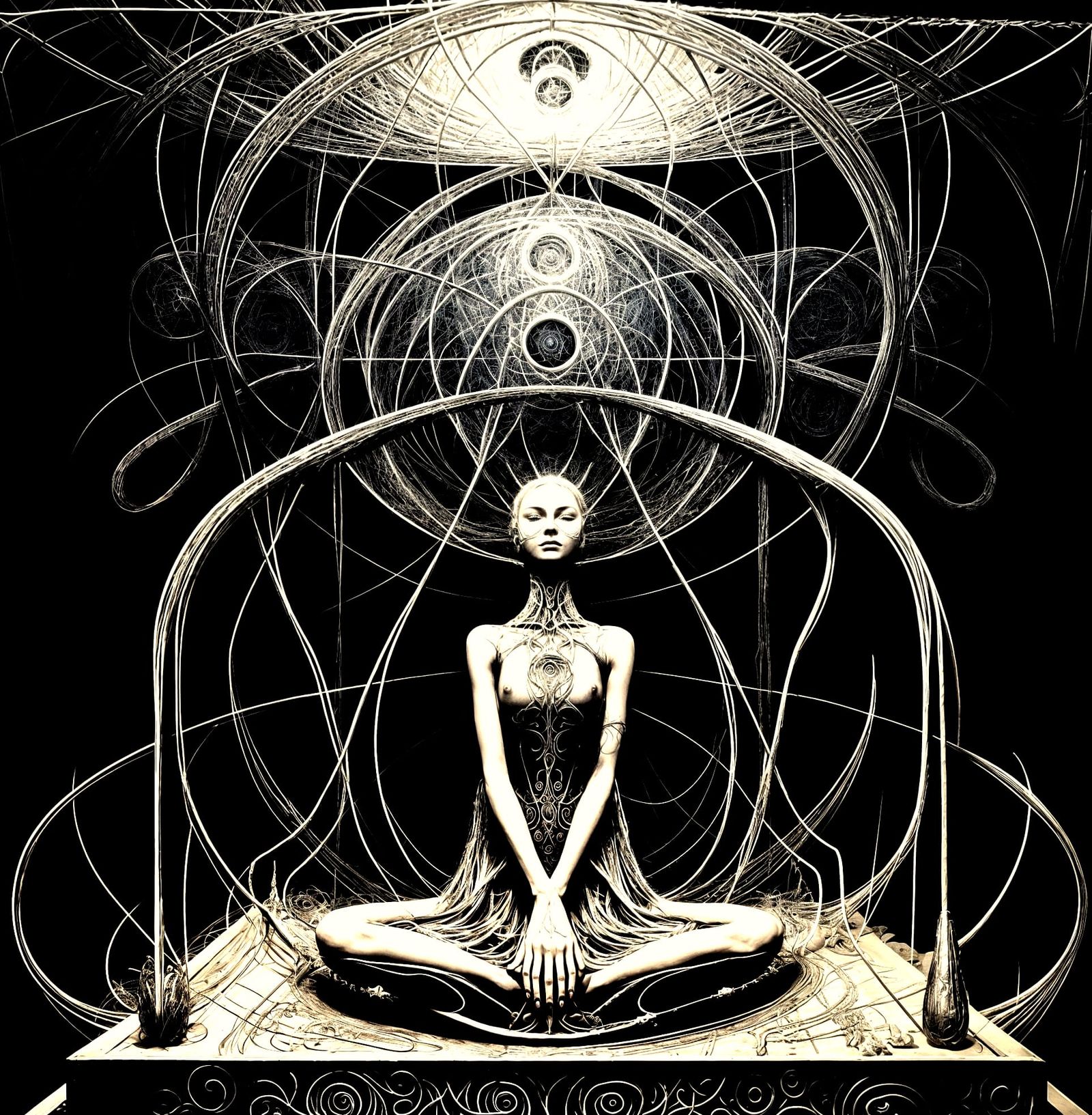 Monochromatic Surrealism: Inner Realm of Subconsciousness