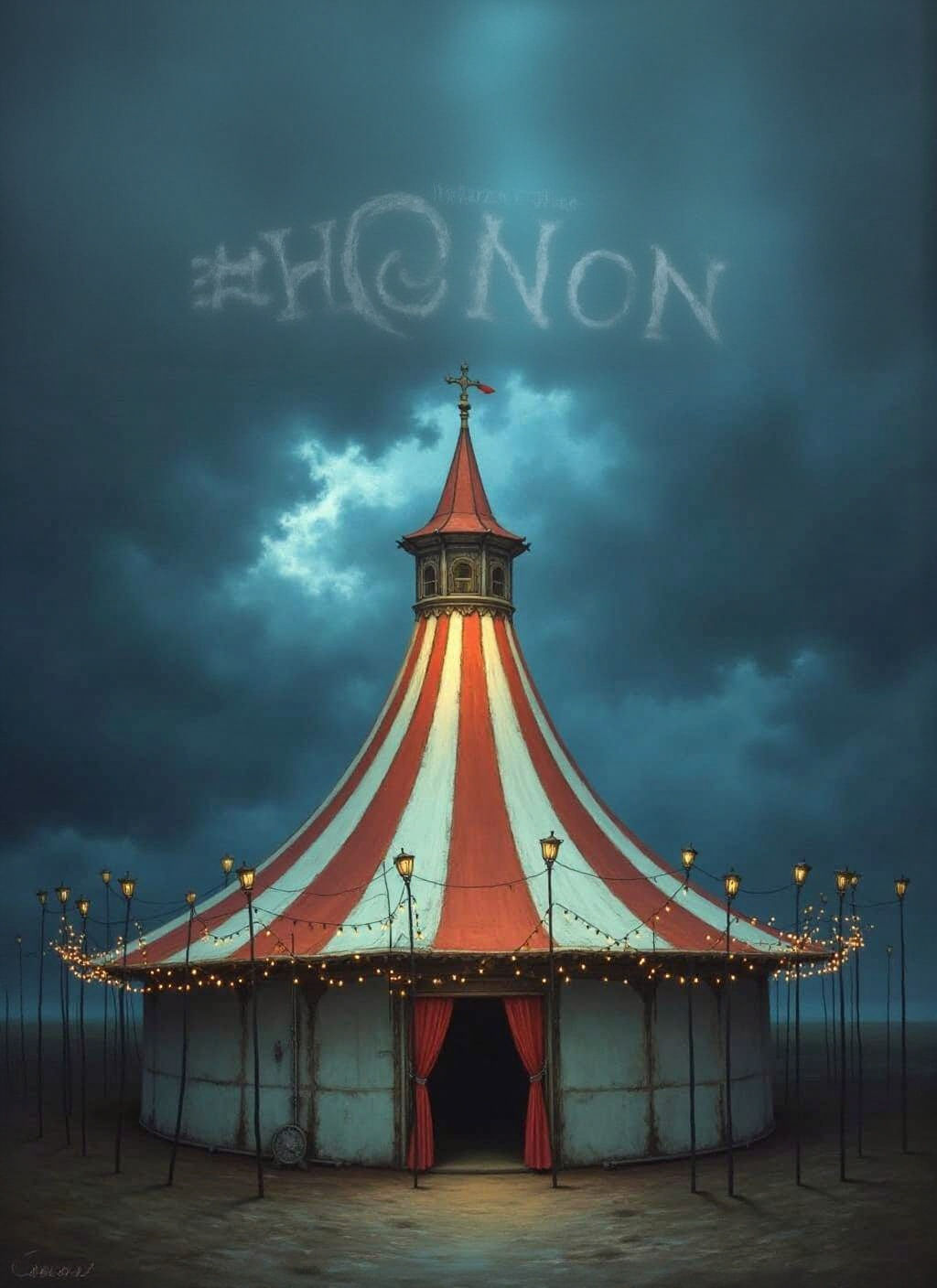 Gothic Circus at Twilight in Renaissance Style