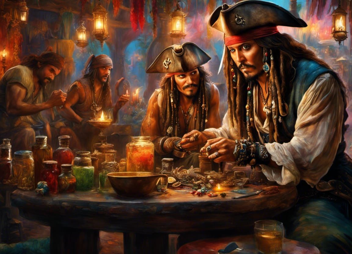 Jack Sparrow Gets a Pirate Manicure: Hyperdetailed Digital A...