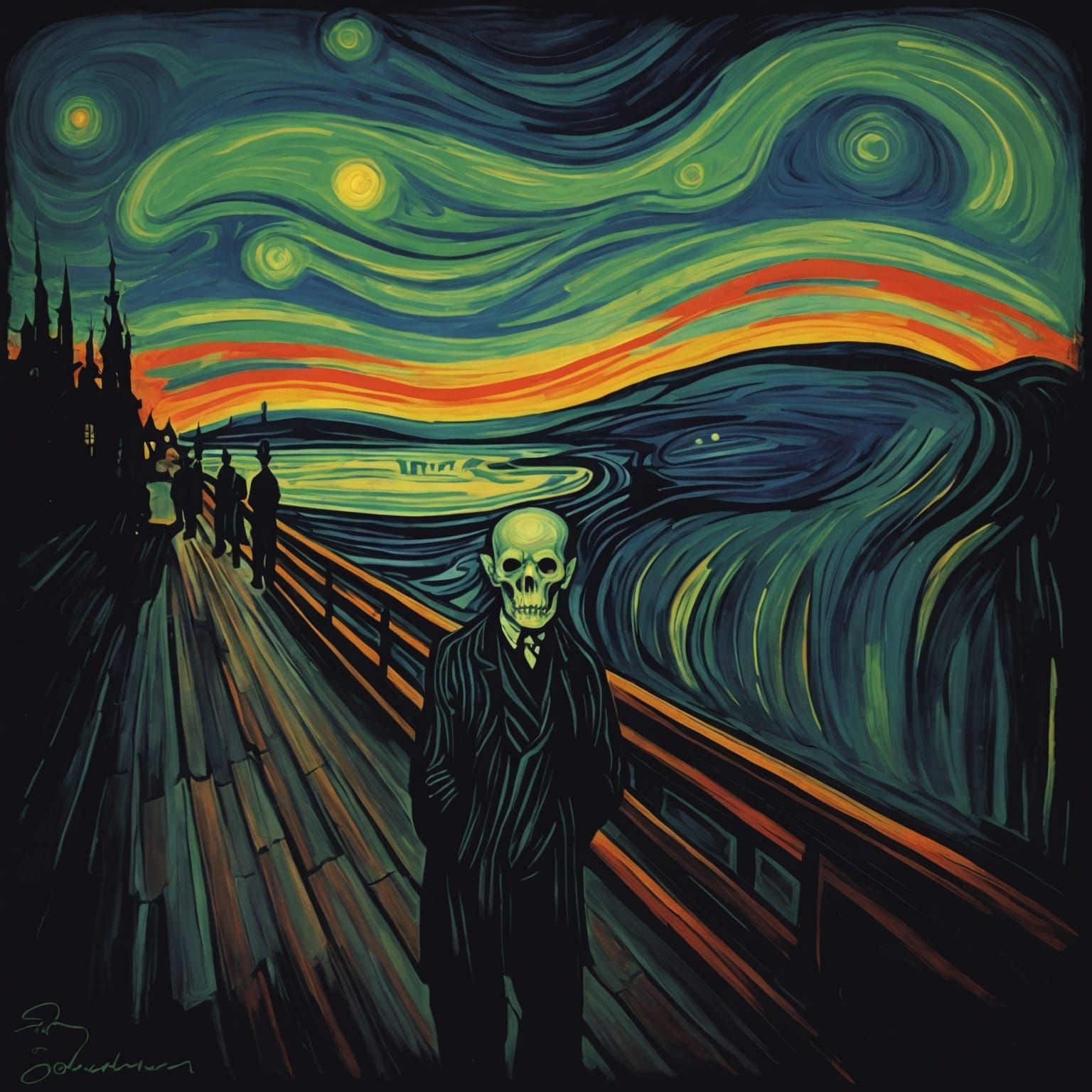 Grimdark Expressionist Painting