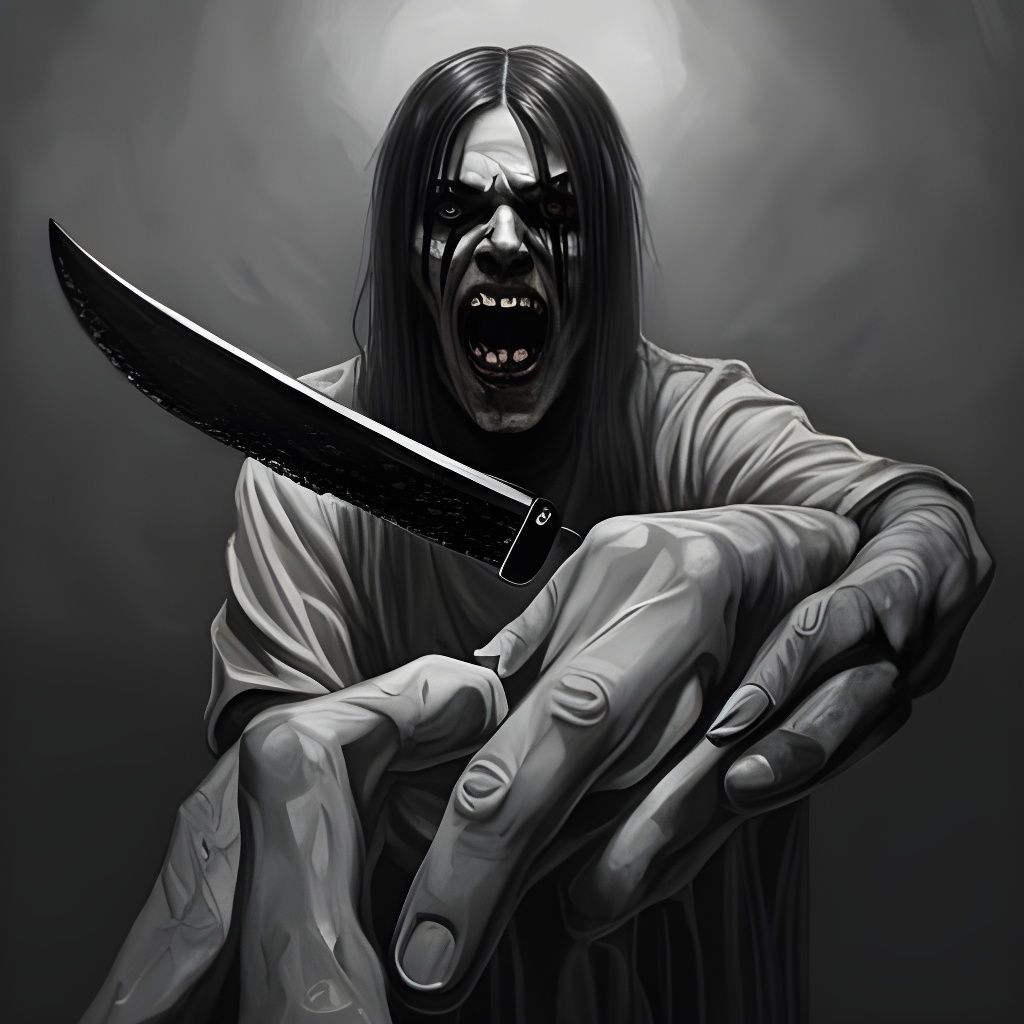 Sinister Cut: Gothic Horror in Bauhaus Style