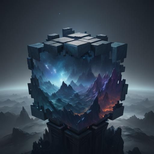 Fantastical Four Dimensional Cube Shaped Space