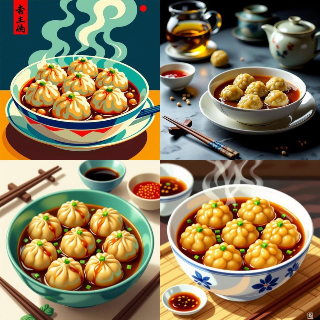 Chickpea Tapioca Dumplings in Beef Sauce