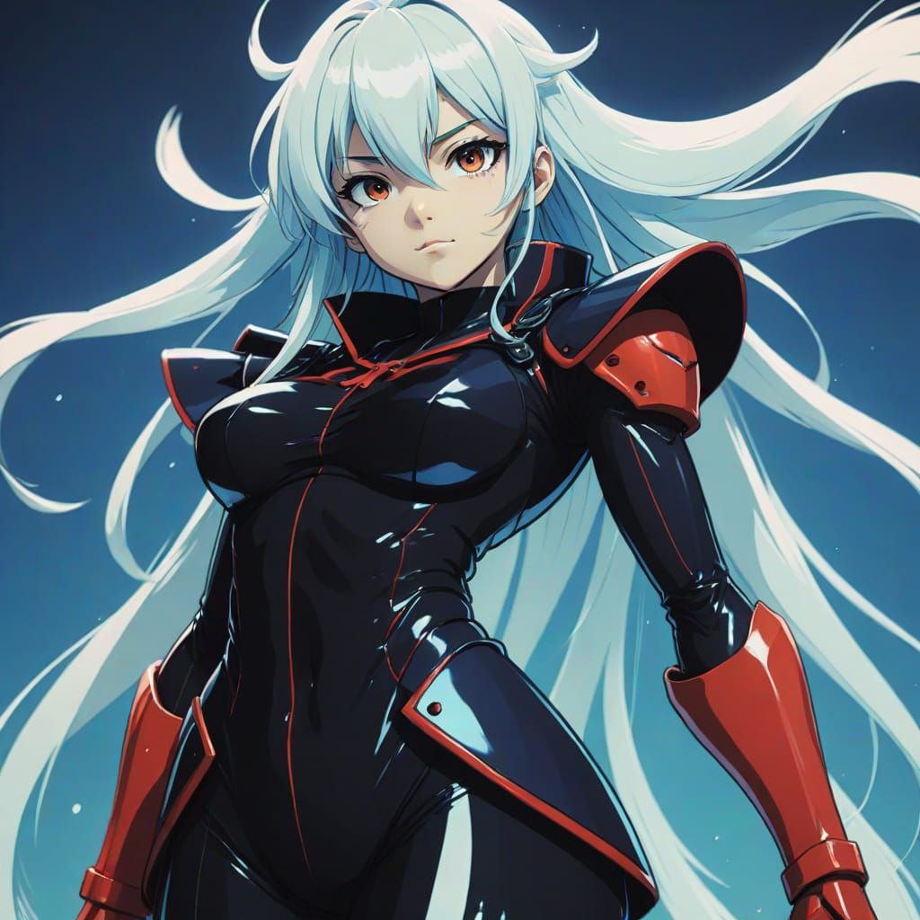 Anime-Inspired Masterpiece in Cel-Shaded Style