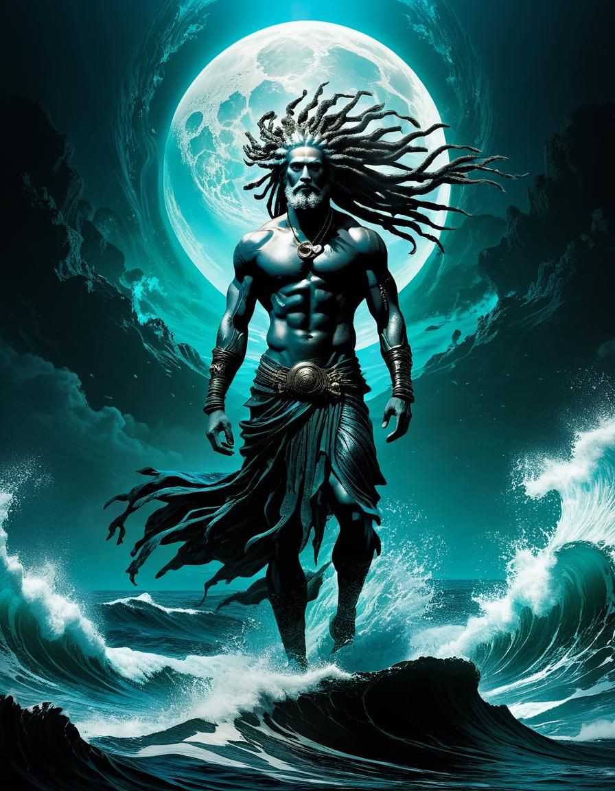 Eternal Neptune, God of the Waves: Dynamic Cinematic View