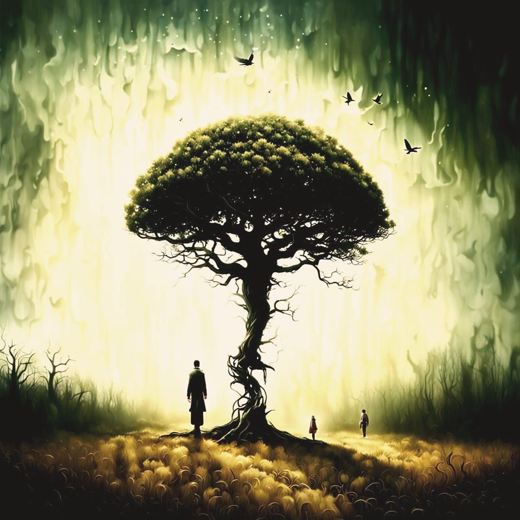 Surreal Stargate Dreamscape in Fantasycore Style