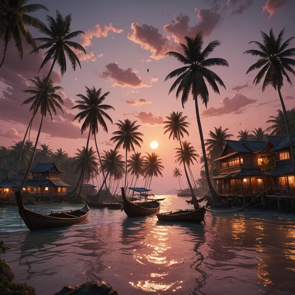 The seaside village