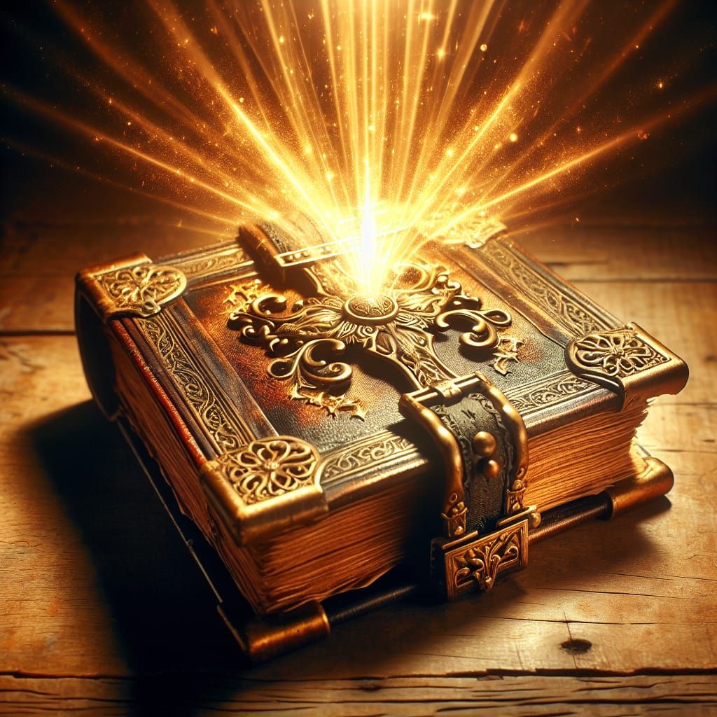 Golden Age Antique Magical Tome