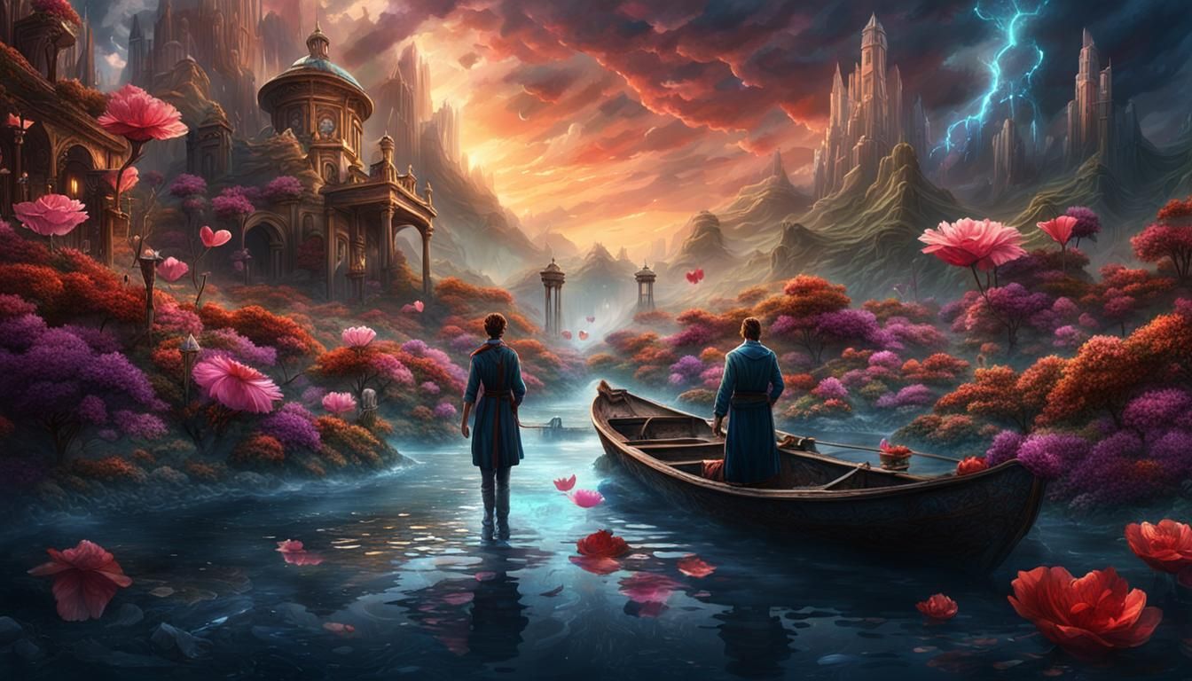 Fantastical Matte Painting with Intricate Details