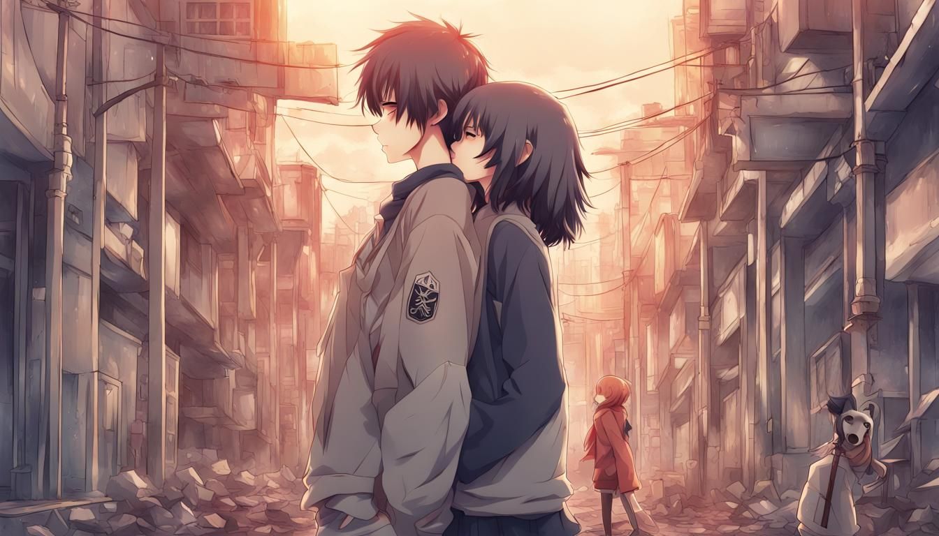 Apocalyptic Kiss: Anime-Inspired Manga Art