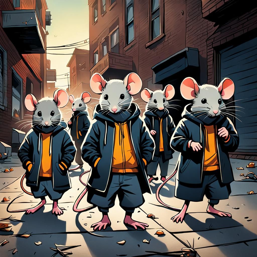 Mice Gang in the Hood