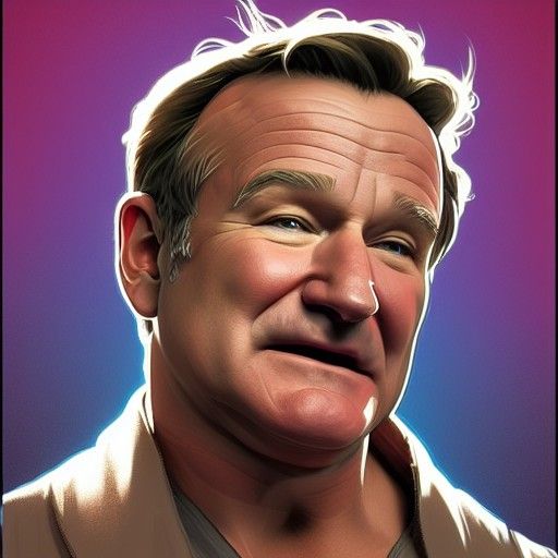 Hyperdetailed Portrait of Robin Williams